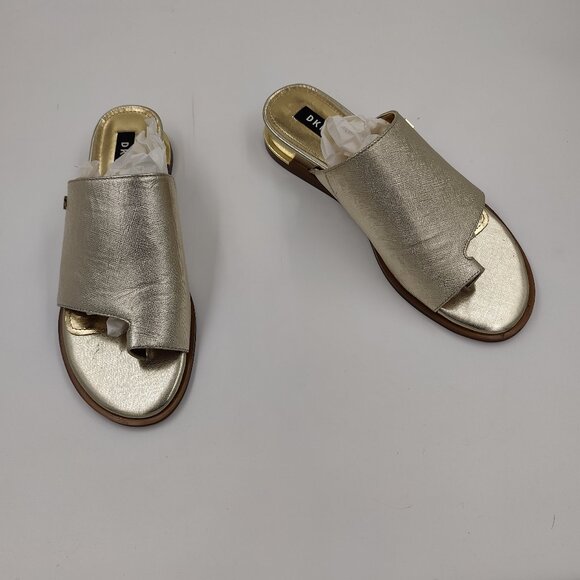 DKNY Daz Sandals Women's Size 8.5, Gold - Picture 4 of 8